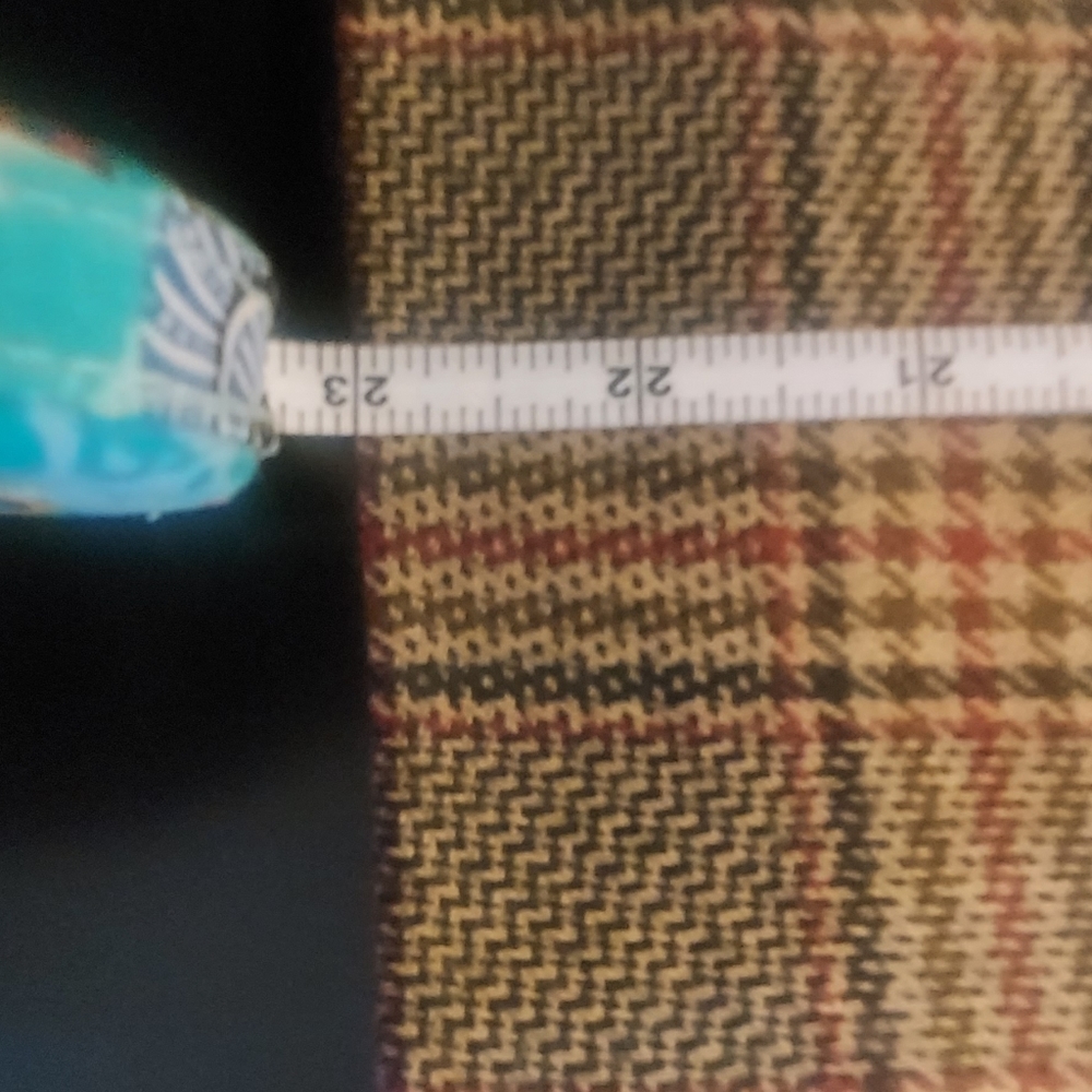 ! Jones New York 100%Wool lined plaid skirt 14 - Picture 4 of 7